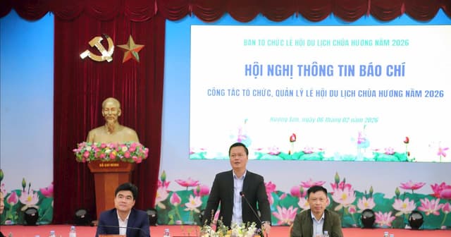 Lễ hội du lịch Chùa Hương năm 2026 hướng tới 'An toàn - Thân thiện - Chất lượng'