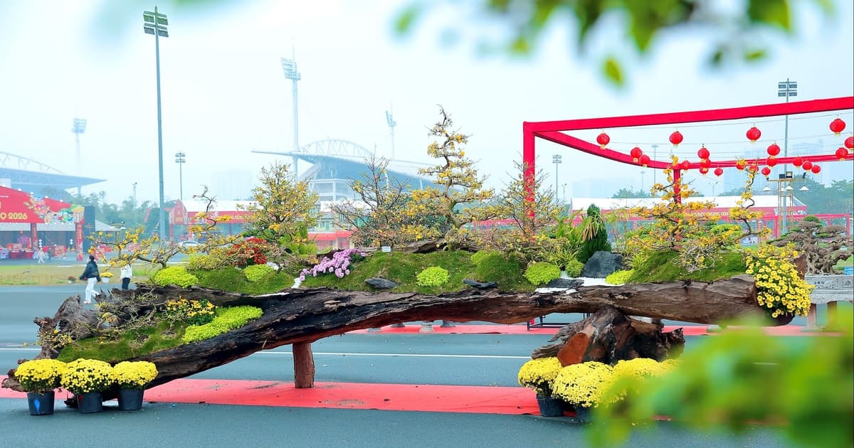 Tác phẩm ‘Vạn lộc nghinh xuân’ gần 800 triệu đồng hút khách dịp Tết 2026