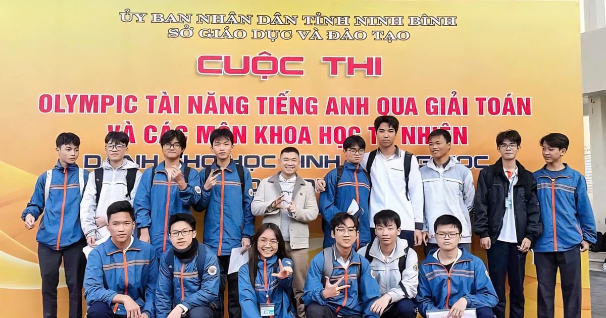 Ninh Bình có 29 thí sinh đạt giải Nhất Olympic tiếng Anh