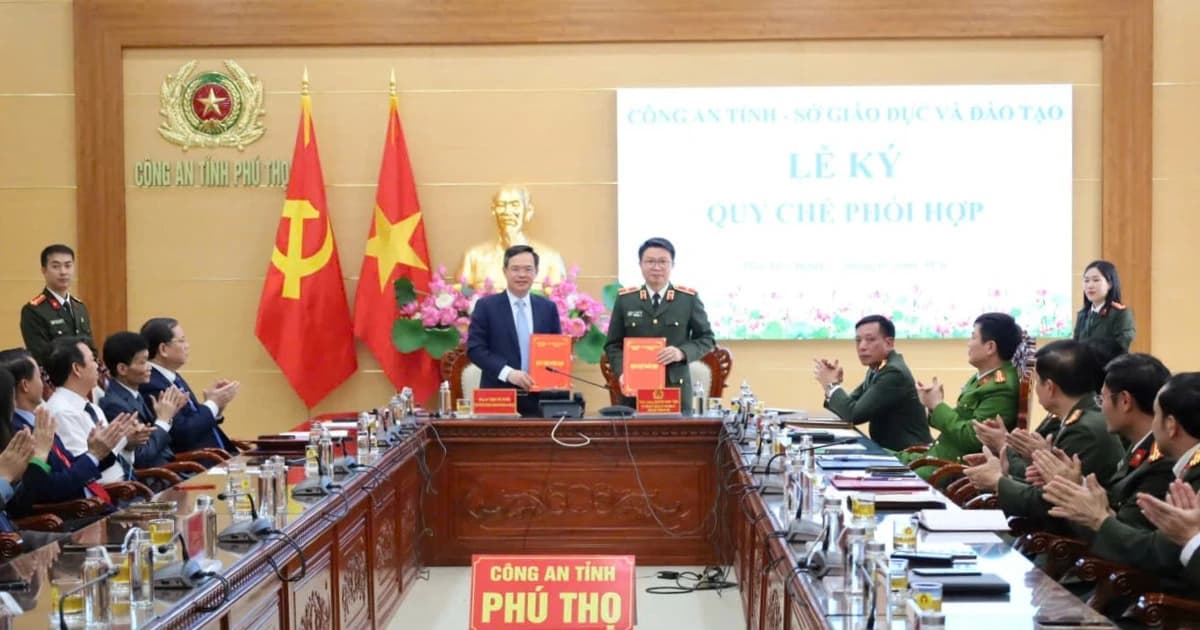 Phú Thọ: 10 năm phối hợp giữ vững an ninh trường học