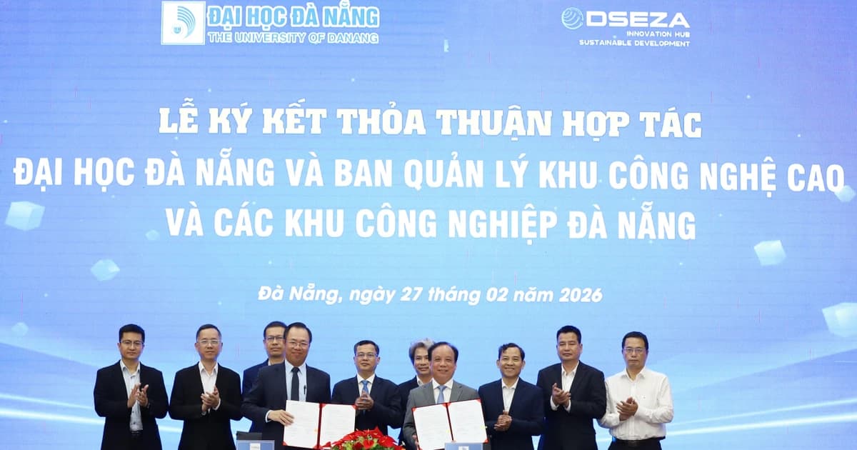 ĐH Đà Nẵng ký kết hợp tác với BQL Khu Công nghệ cao và các khu CN Đà Nẵng