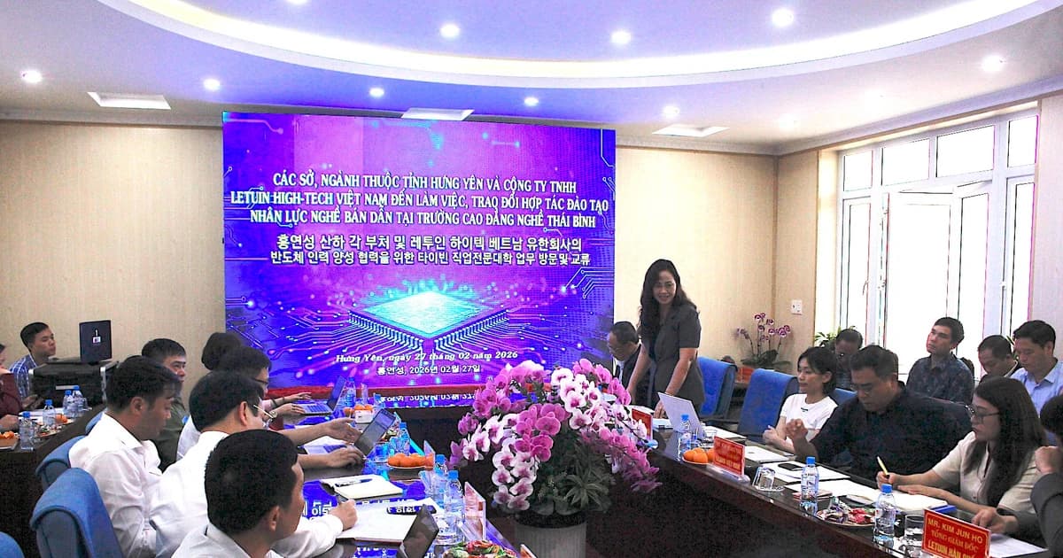 Hưng Yên thúc đẩy hợp tác đào tạo nhân lực ngành công nghiệp bán dẫn