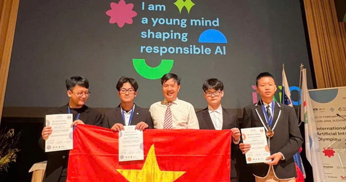 Việt Nam đạt thành tích xuất sắc tại Olympic Trí tuệ nhân tạo quốc tế 2026