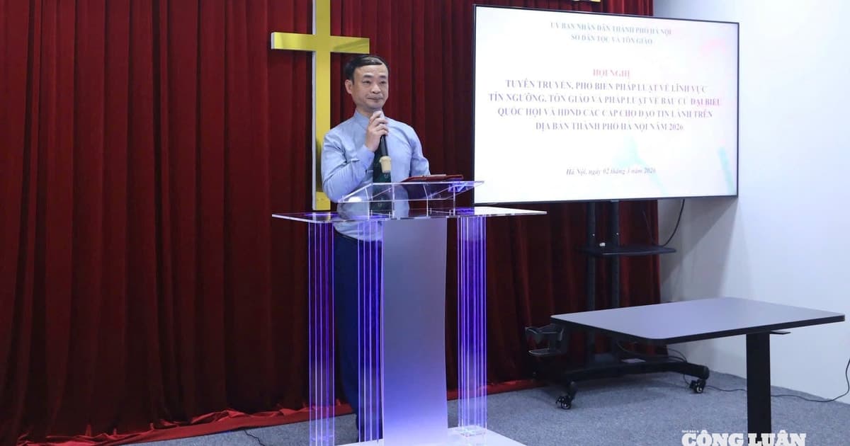 Hà Nội phổ biến pháp luật về bầu cử cho đồng bào Tin lành