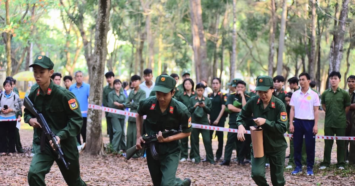 Học sinh Vĩnh Long tranh tài tại Hội thao Giáo dục quốc phòng và an ninh