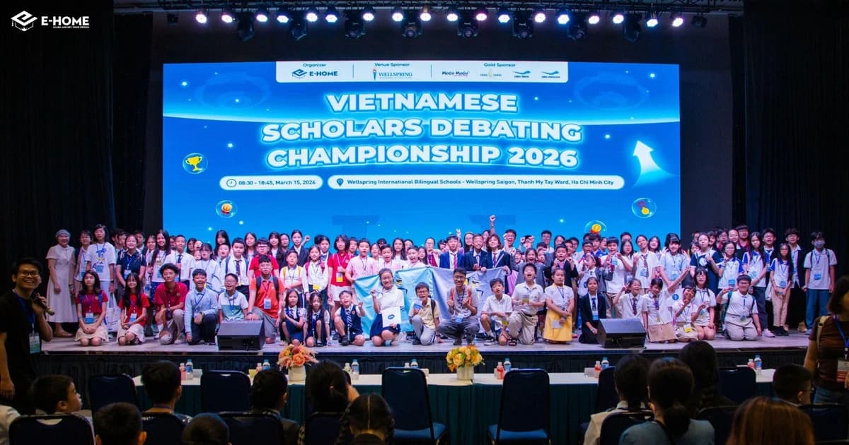 ‘Sân chơi’ tranh biện tiếng Anh bổ ích cho học sinh