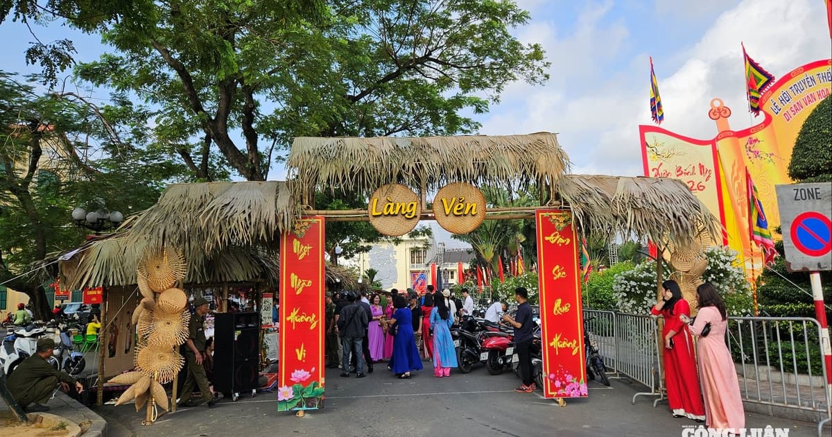 Chợ làng Vẻn nơi linh hồn di sản hội tụ và lan tỏa