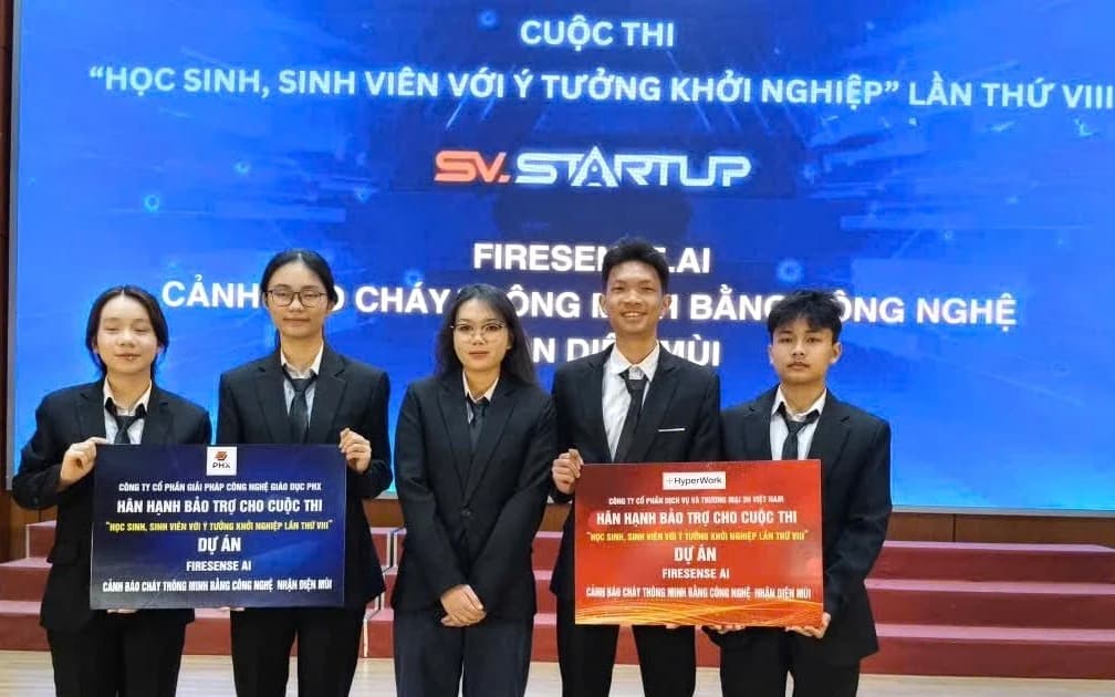 Hai dự án của học sinh Phú Thọ vào chung kết SV-STARTUP lần VIII