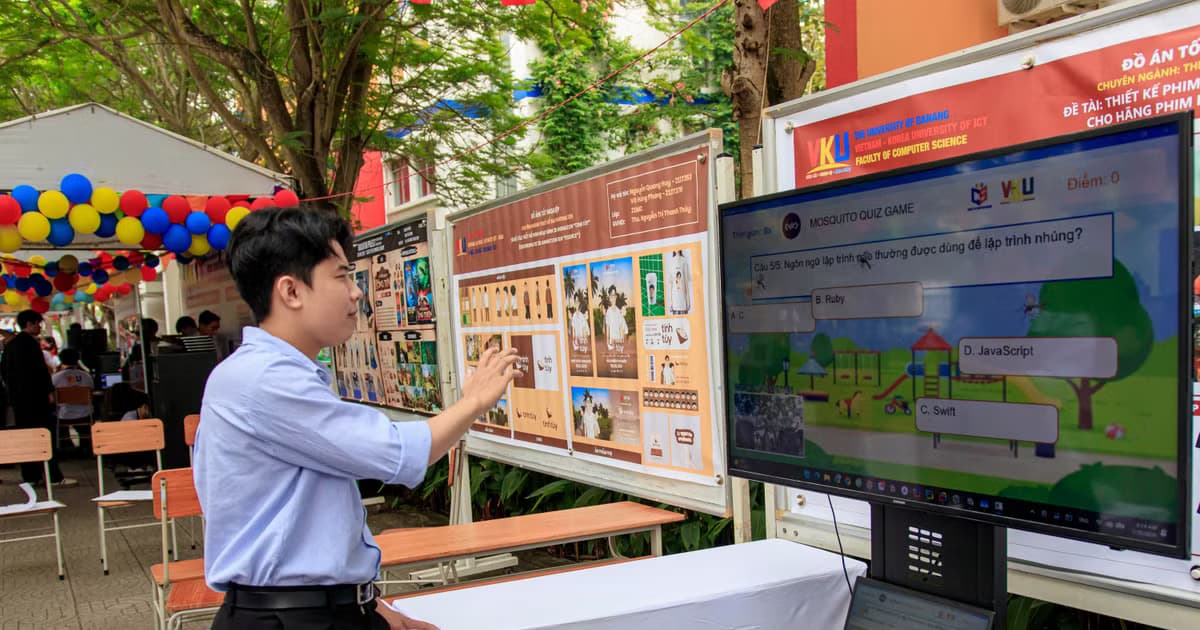 Hơn 1.500 học sinh Đà Nẵng trải nghiệm hệ sinh thái công nghệ chuẩn quốc tế