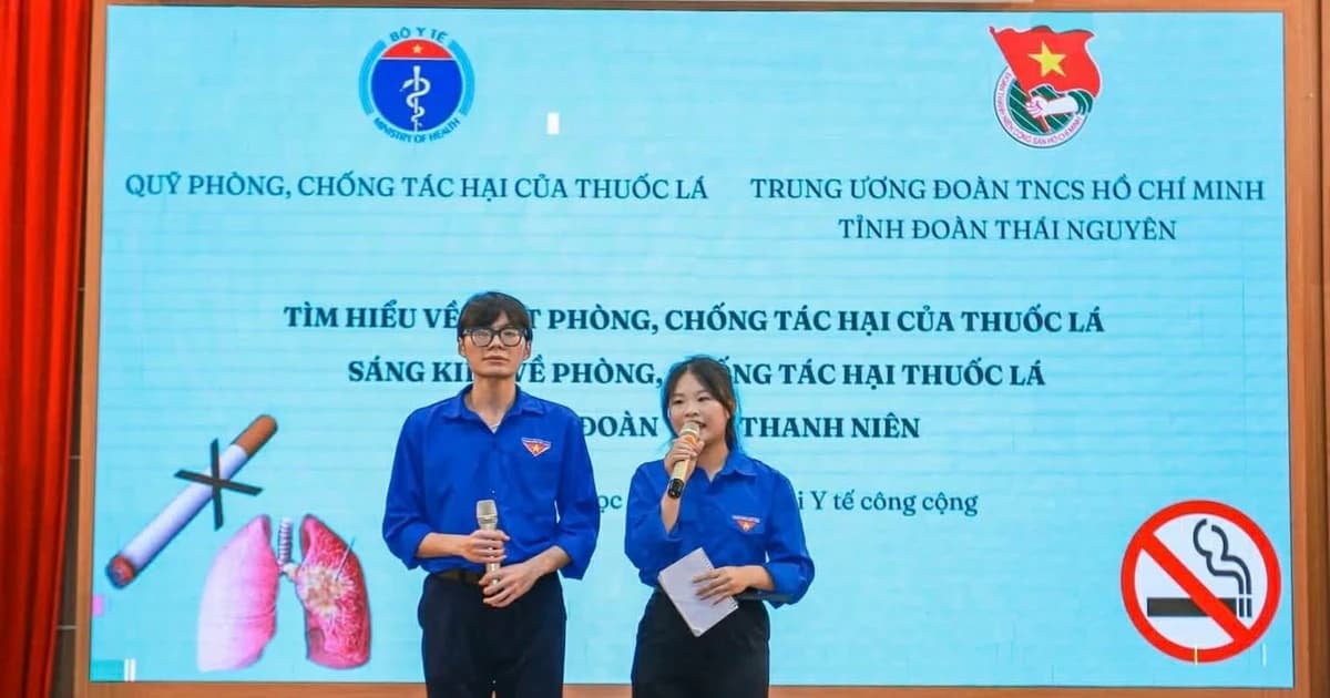 Xây dựng trường học không khói thuốc: Vai trò tiên phong của sinh viên ngành Y