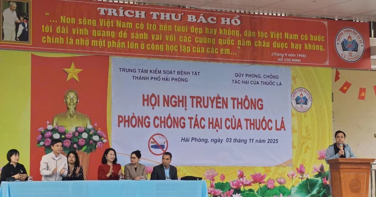 Xây dựng trường học không khói thuốc: Mỗi học sinh là một tuyên truyền viên