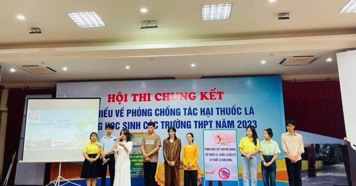 Xây dựng trường học không khói thuốc: Những mắt xích quan trọng