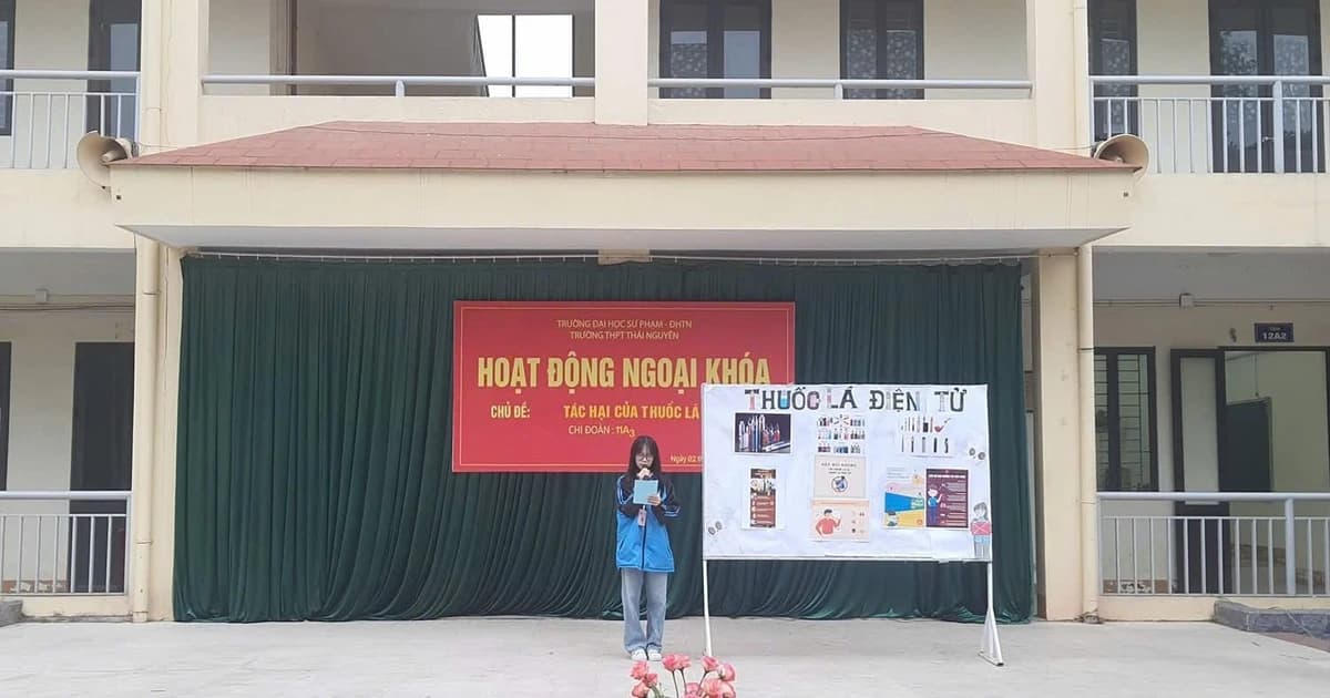 Xây dựng trường học không khói thuốc: Truyền đạt kiến thức, thay đổi hành vi