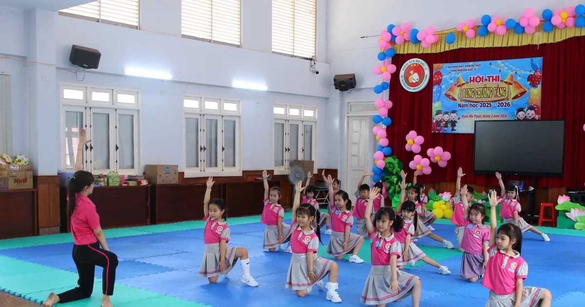 Giáo dục mầm non hiện đại không chỉ là chăm sóc