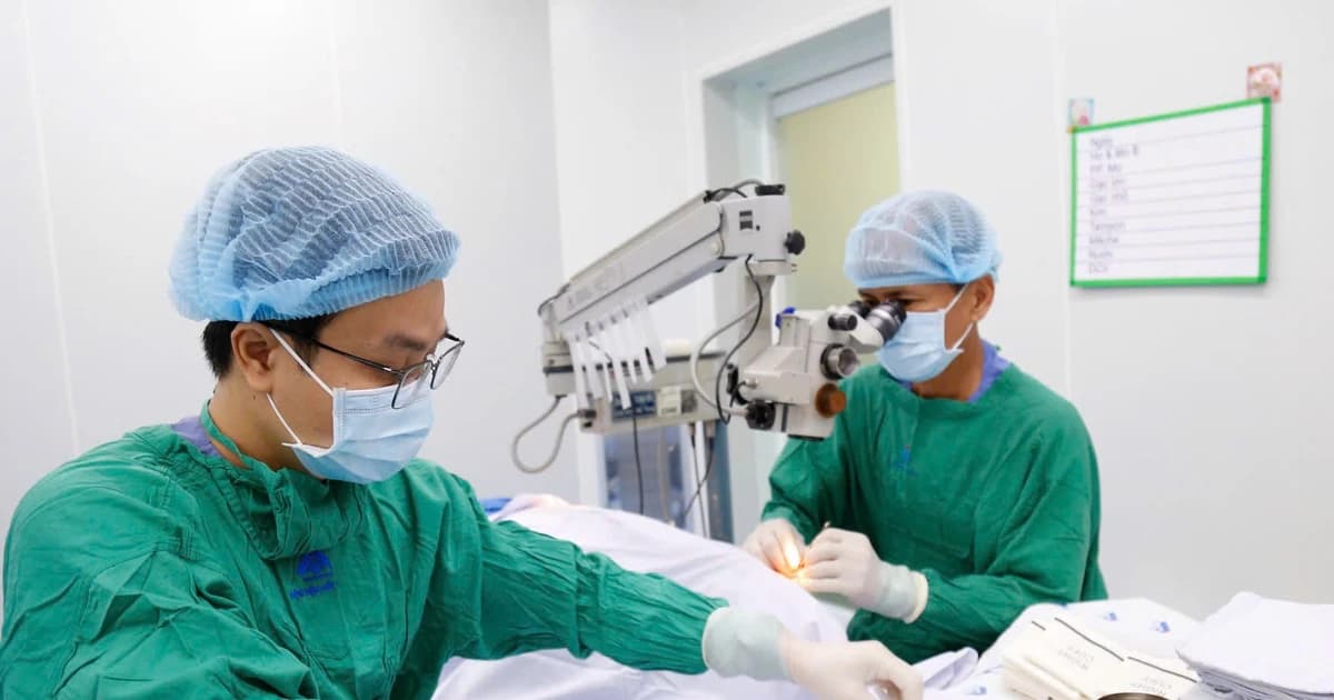 100 bệnh nhân ở TPHCM được thay thủy tinh thể miễn phí