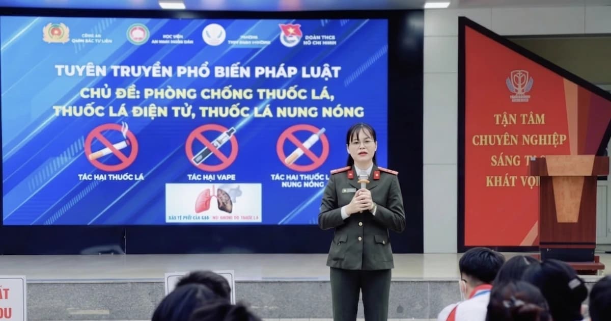 Xây dựng trường học không khói thuốc: Hóa giải mối nguy bằng giáo dục tự nhận thức