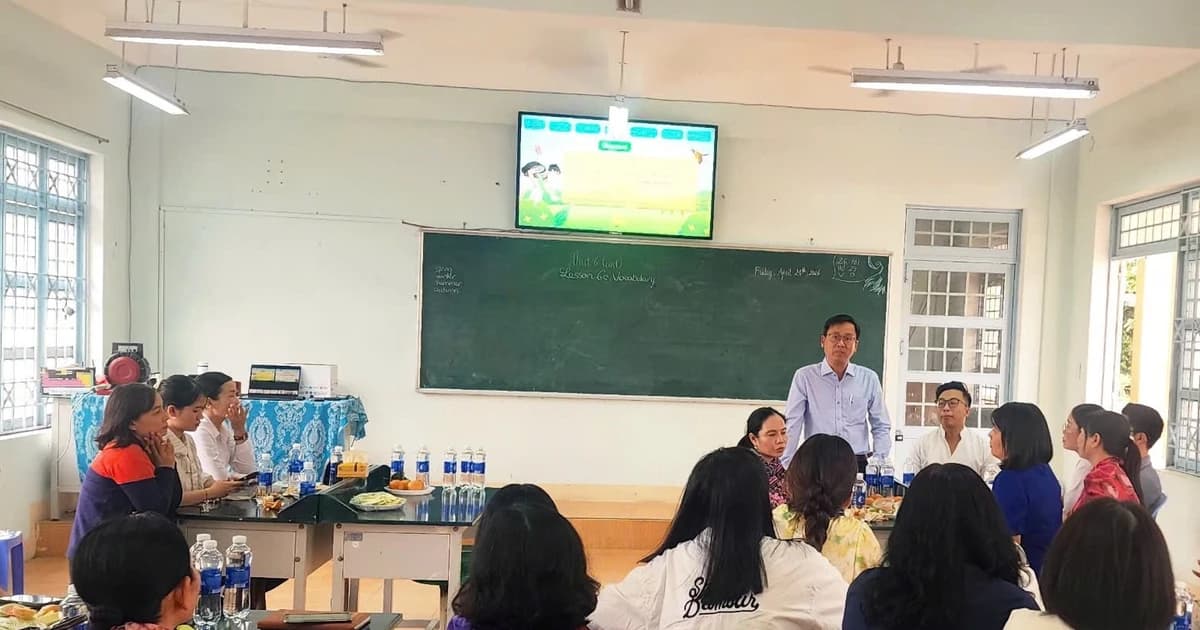 Trường THCS THSP Lý Tự Trọng tiên phong phát triển năng lực số