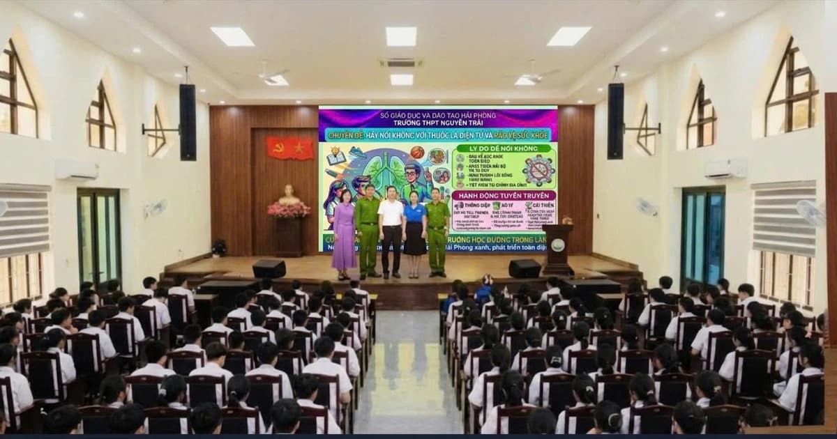Xây dựng trường học không khói thuốc: Bồi đắp lối sống văn minh và có trách nhiệm