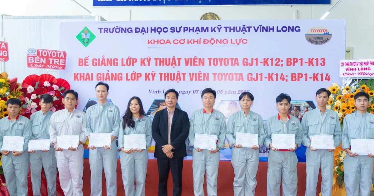 Sau đào tạo, hơn 90% học viên Trường ĐH Sư phạm Kỹ thuật Vĩnh Long có việc làm