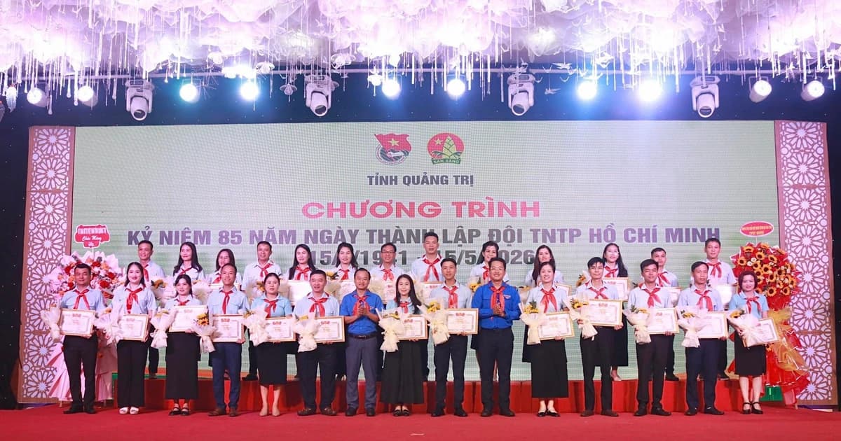 Quảng Trị tuyên dương 26 giáo viên Tổng phụ trách Đội tiêu biểu