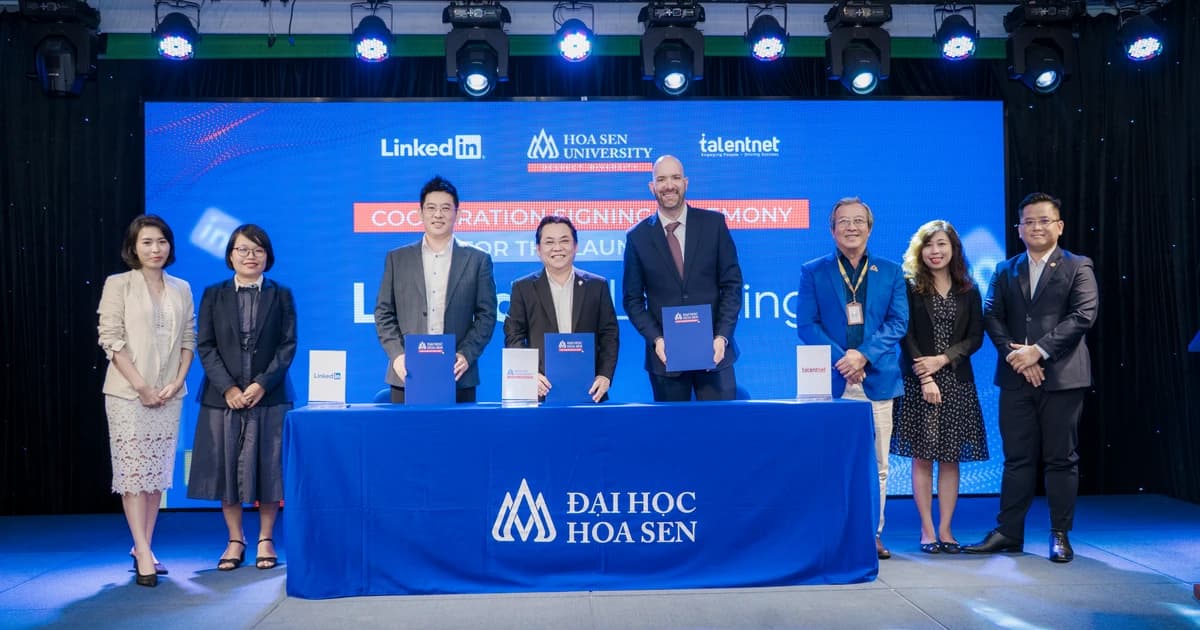 Trường Đại học Hoa Sen cùng LinkedIn nâng cao năng lực nghề nghiệp cho sinh viên
