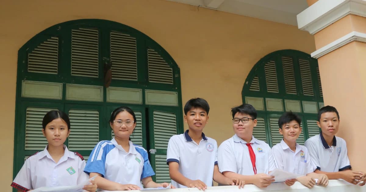 Sĩ tử Đồng Tháp tự tin bước vào kỳ thi tuyển sinh lớp 10