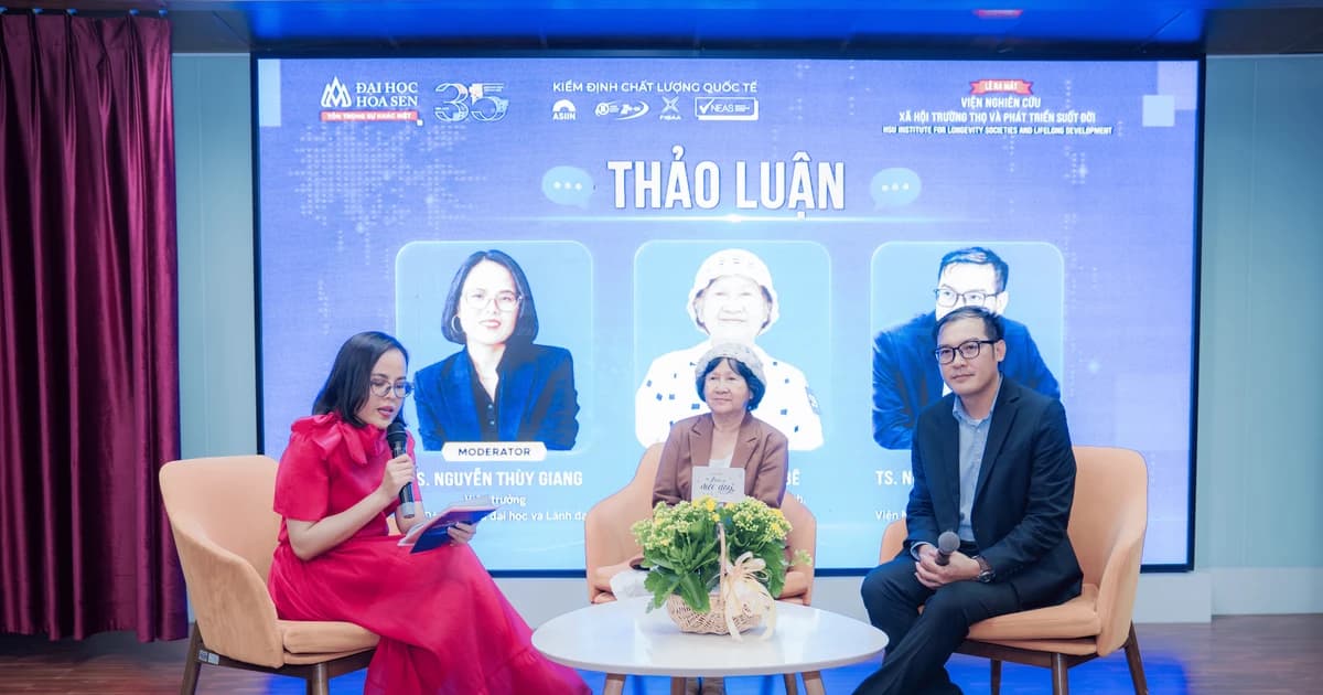Trường Đại học Hoa Sen thúc đẩy học tập suốt đời, phát triển 'nền kinh tế bạc'