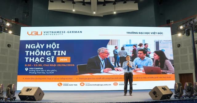 Truyền cảm hứng học tập, nghiên cứu chuẩn Đức tại sự kiện VGU Master Info Day