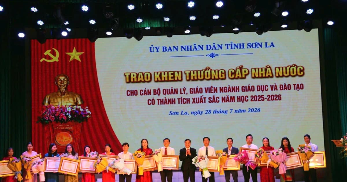 Sơn La vinh danh hơn 300 giáo viên, học sinh có thành tích xuất sắc