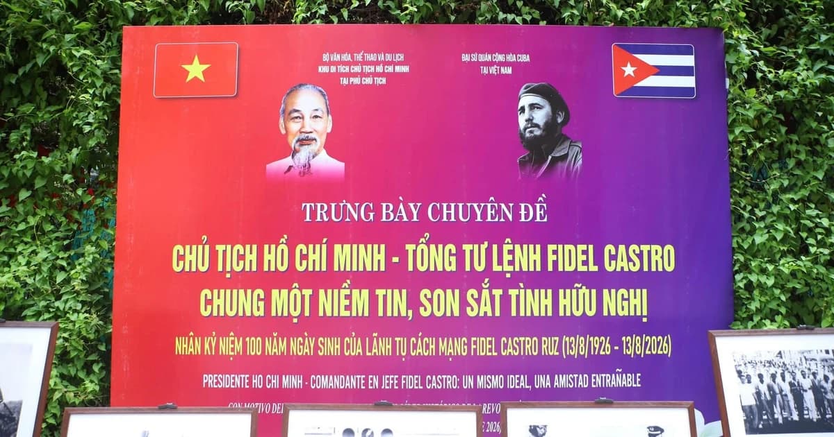 100 bức ảnh tư liệu tái hiện nghĩa tình son sắt Việt Nam – Cuba