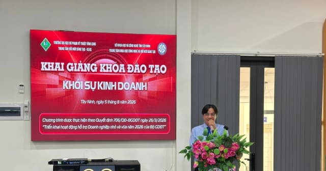 Trường ĐH Sư phạm Kỹ thuật Vĩnh Long đồng hành cùng doanh nghiệp khởi nghiệp