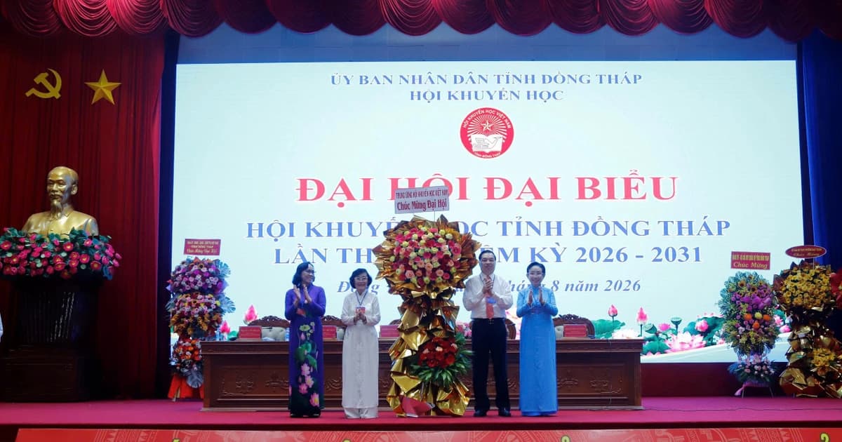 Bà Đồng Thị Bạch Tuyết tái đắc cử Chủ tịch Hội Khuyến học tỉnh Đồng Tháp