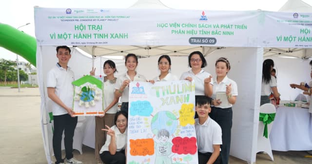 Hội trại 'Vì một hành tinh xanh 2026' lan tỏa sáng tạo vì tương lai bền vững