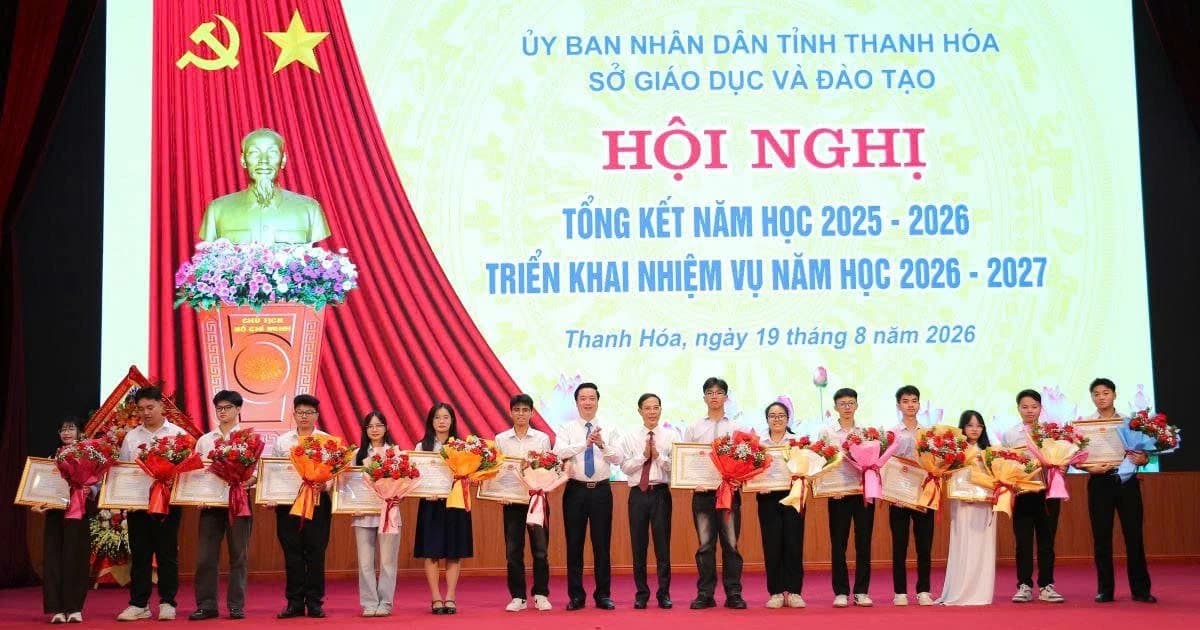 Giáo dục mũi nhọn Thanh Hóa vào nhóm 6 địa phương dẫn đầu cả nước