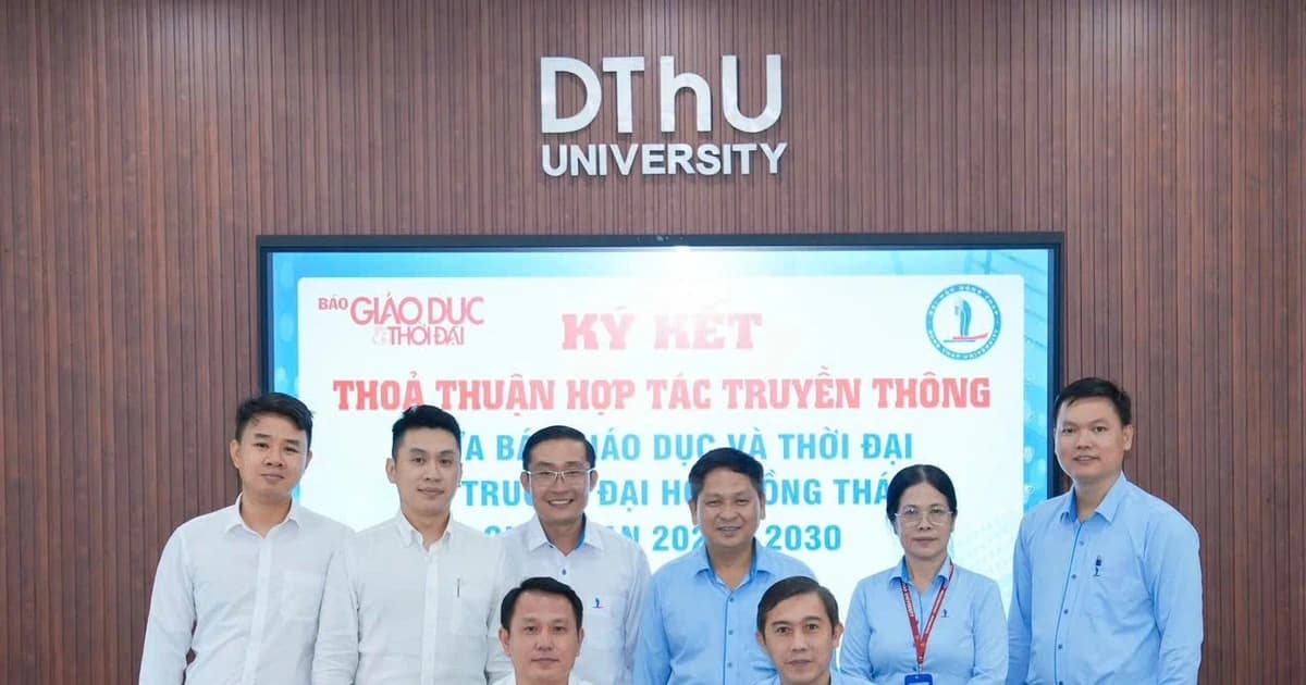 Báo GD&TĐ và Trường Đại học Đồng Tháp hợp tác toàn diện