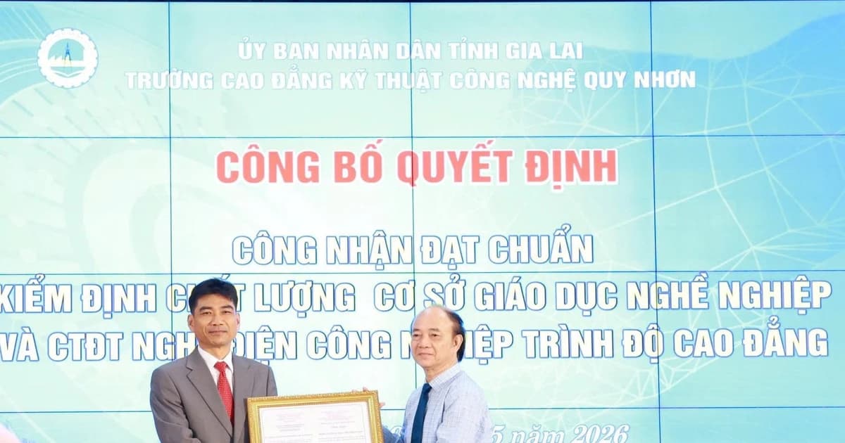 Trường Cao đẳng Kỹ thuật Công nghệ Quy Nhơn: 64 năm vun đắp, khát vọng vươn tầm