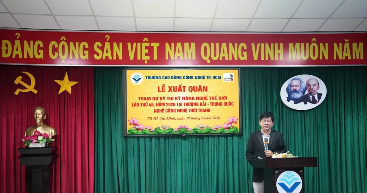 Sinh viên CĐ Công nghệ TPHCM đại diện Việt Nam dự WorldSkills Shanghai 2026