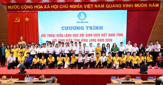 Vĩnh Long tổ chức đối thoại giữa lãnh đạo Hội Sinh viên tỉnh với sinh viên