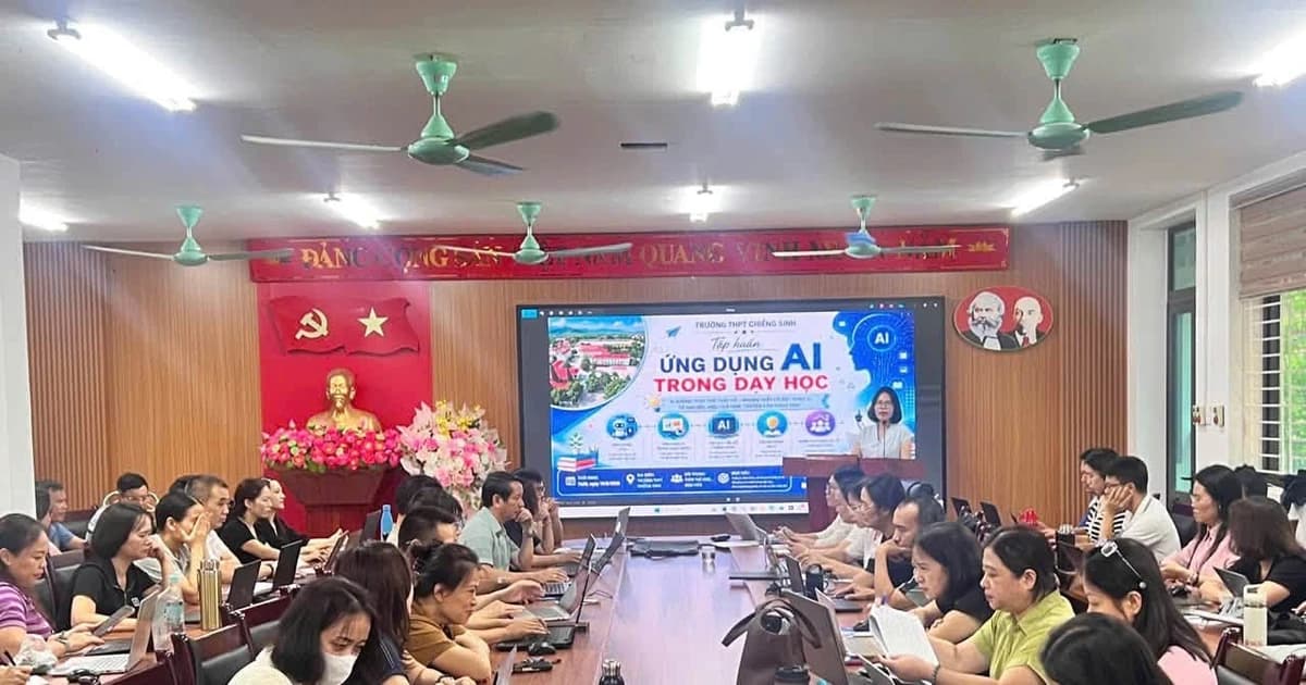 Trường miền núi ứng dụng AI vào giảng dạy