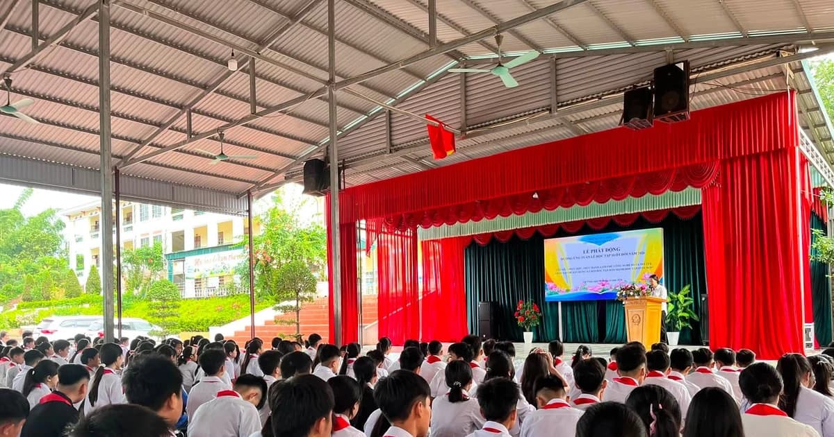 Xã Yên Châu thực hiện tốt việc sắp xếp các cơ sở giáo dục