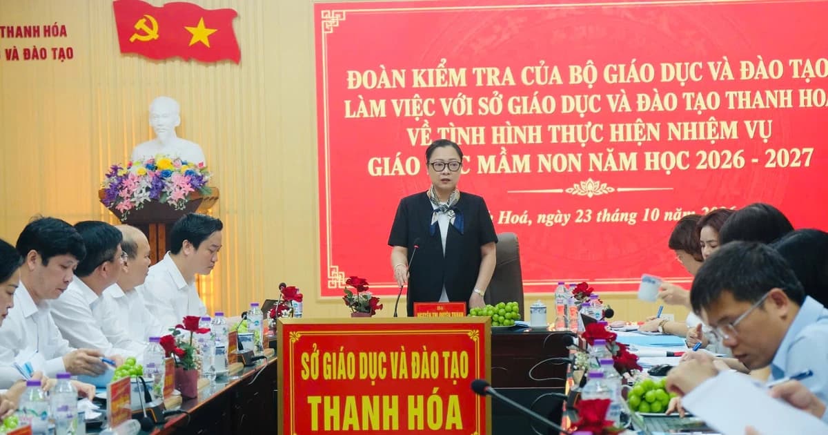Thứ trưởng Nguyễn Thị Quyên Thanh: Khắc phục bất cập, giữ vững chất lượng sau sắp xếp trường học