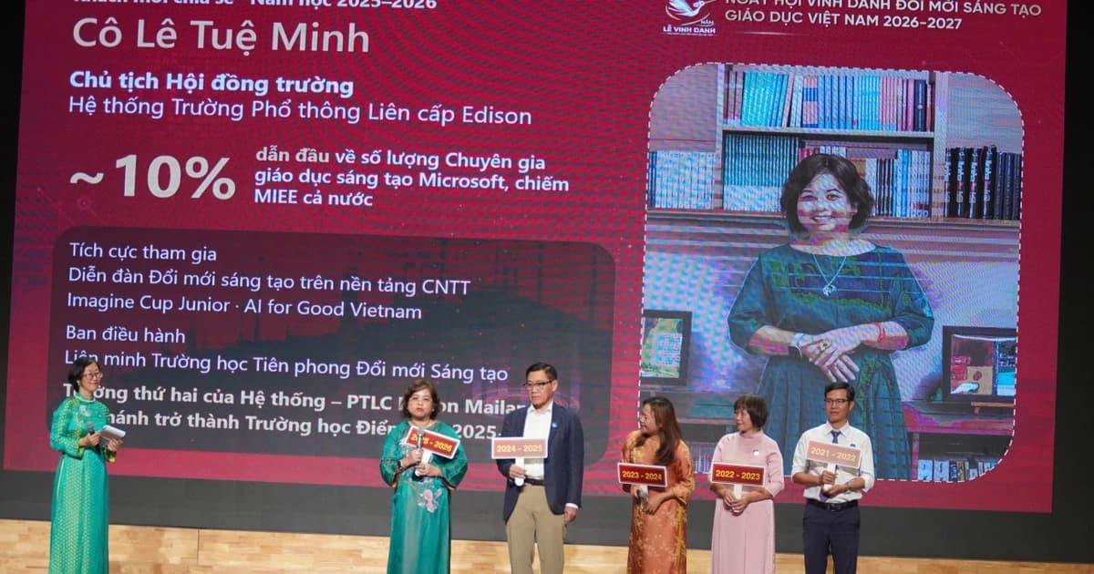 Vinh danh 37 trường học điển hình và hơn 4.300 chuyên gia giáo dục sáng tạo