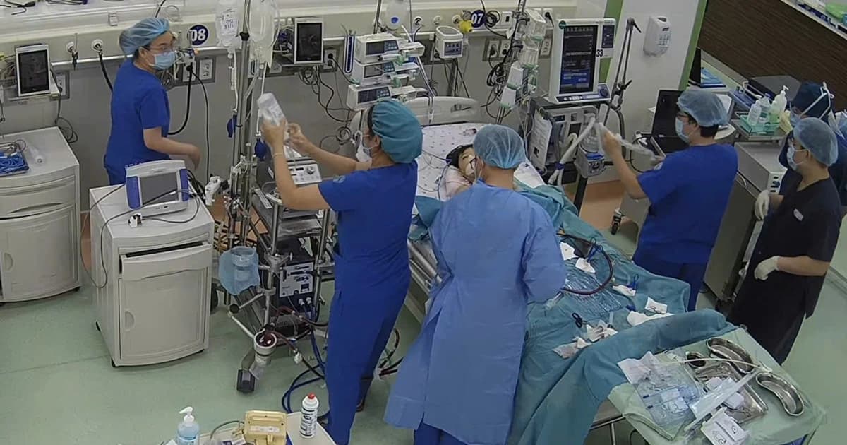 Cứu thành công bệnh nhi nguy kịch vì cúm A biến chứng viêm cơ tim tối cấp