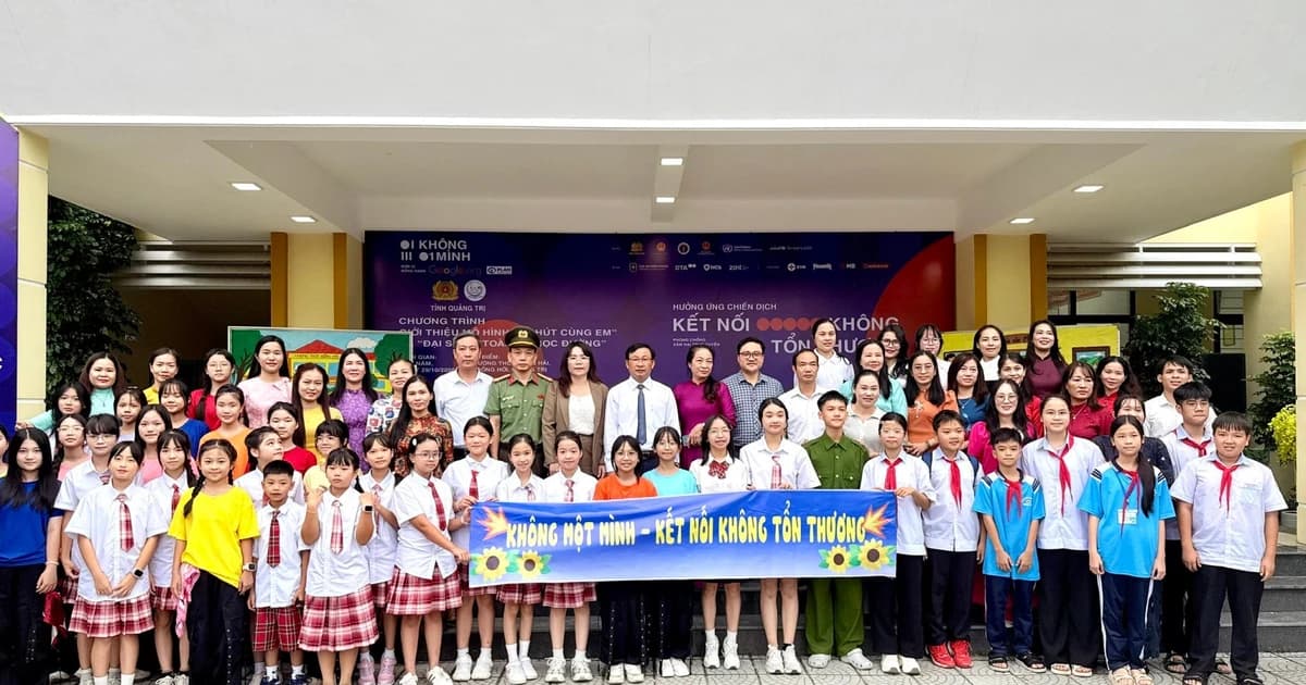 Quảng Trị lan tỏa mô hình an toàn số trong trường học