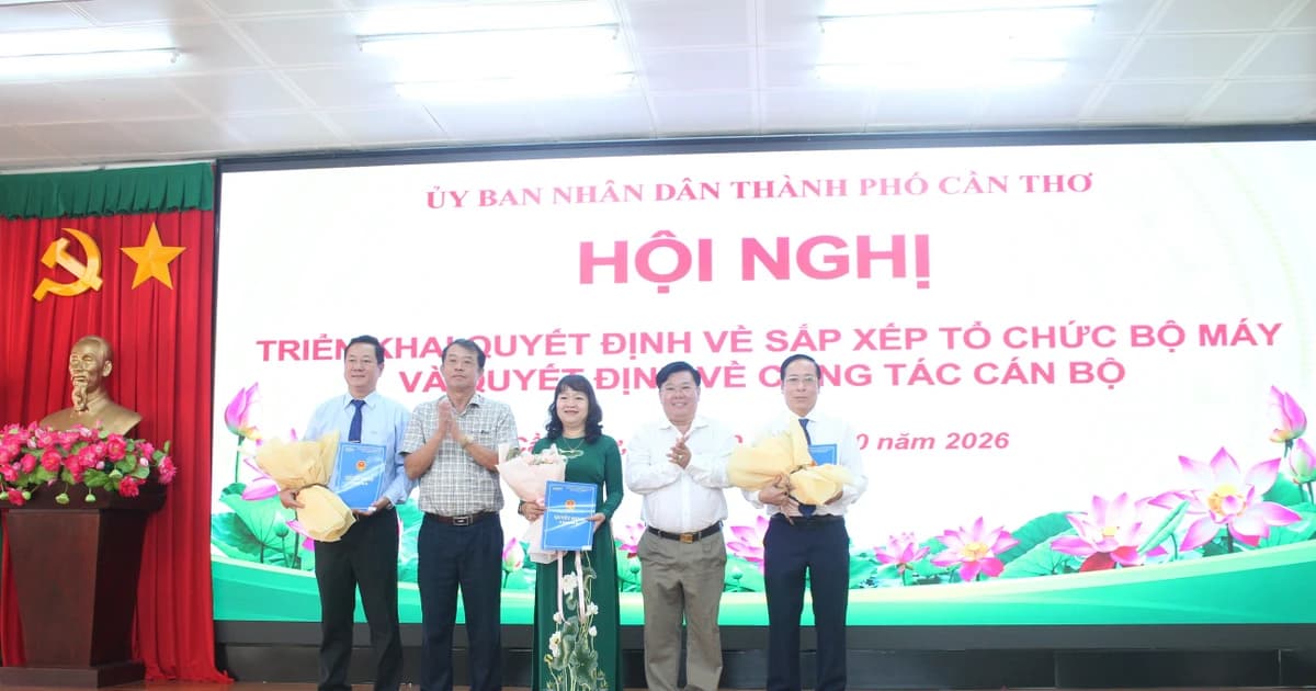TP Cần Thơ công bố quyết định sắp xếp, tổ chức bộ máy các trường cao đẳng
